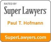 Logo Recognizing Hofmann & Schweitzer's affiliation with Super Lawyers